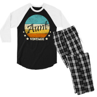 Vintage Aunt Tumblr Men's 3/4 Sleeve Pajama Set | Artistshot