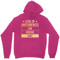 Auntie Level Of Awesomeness Aunt Funny Unisex Hoodie | Artistshot