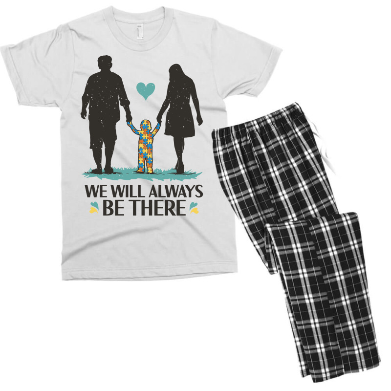 Family With Autistic Child 80s Men's T-shirt Pajama Set by qinbawelw | Artistshot