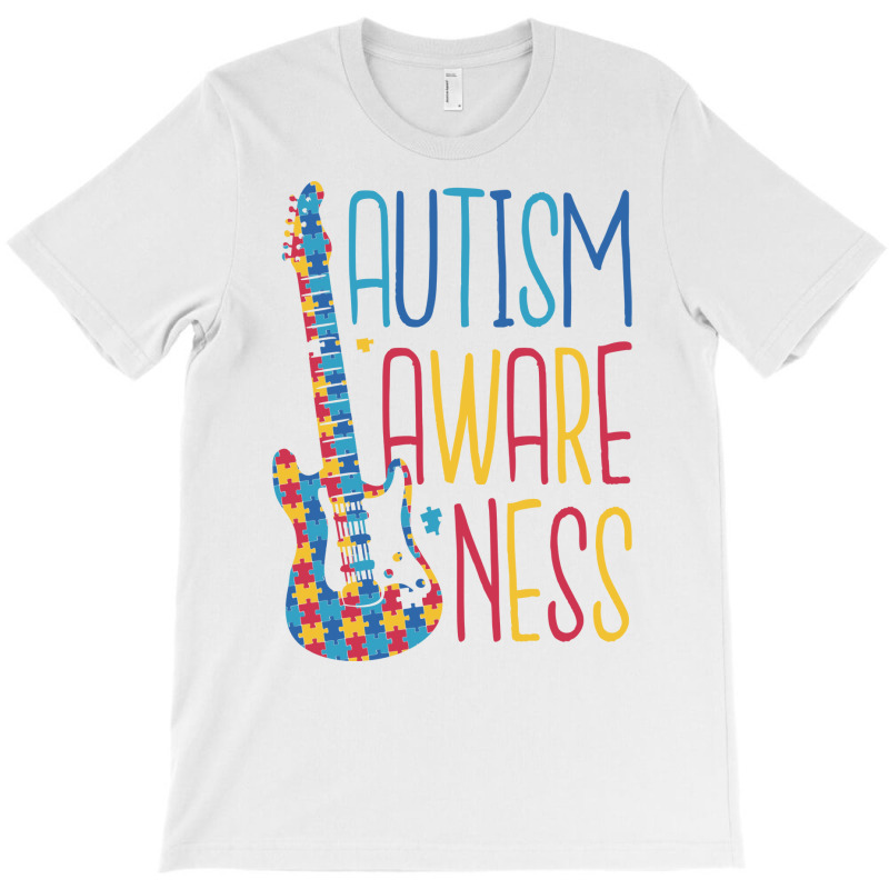 Colorful Puzzle Guitar Instrument Summer T-Shirt by kauicaosja2 | Artistshot