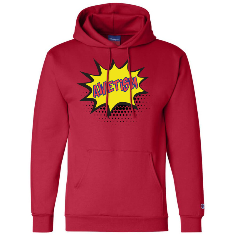 Awetism Cool Champion Hoodie by dervenbakensz | Artistshot