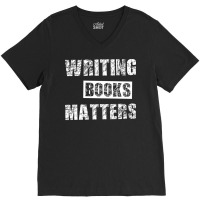 Book Writer Girl V-neck Tee | Artistshot