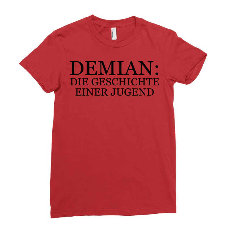 Hermann Hesse Cute Tumblr Ladies Fitted T-Shirt by nunzityrionl | Artistshot