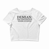 Hermann Hesse Cute Tumblr Crop Top | Artistshot