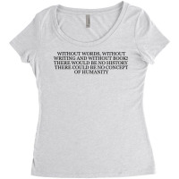 Hermann Hesse Quote Girl Women's Triblend Scoop T-shirt | Artistshot