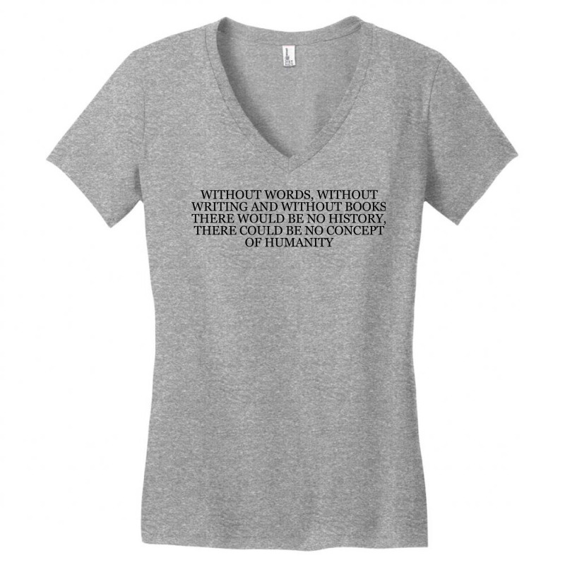 Hermann Hesse Quote Girl Women's V-Neck T-Shirt by qinbawelw | Artistshot