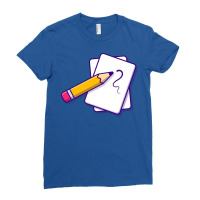 Paper And Pencil Gift Ladies Fitted T-shirt | Artistshot