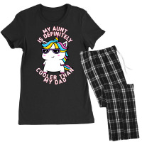 My Aunt Is Definitely Cooler Than My Dad Travel Women's Pajamas Set | Artistshot