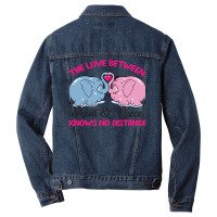 The Love Between Aunt And Niece Knows No Distance Men Denim Jacket | Artistshot