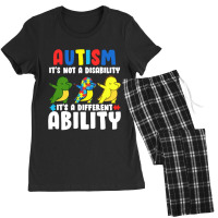 It's Not A Disability Ability Autism Dinosaur Women's Pajamas Set | Artistshot