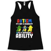 It's Not A Disability Ability Autism Dinosaur Racerback Tank | Artistshot