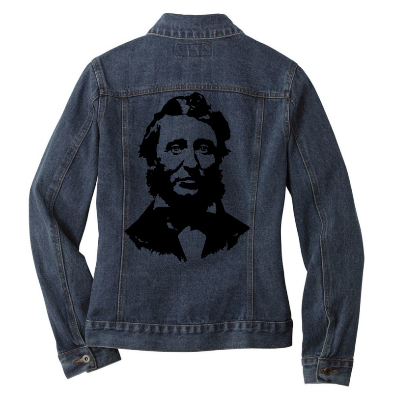 Thoreau Pillows Boy Ladies Denim Jacket by macihmaakiv | Artistshot