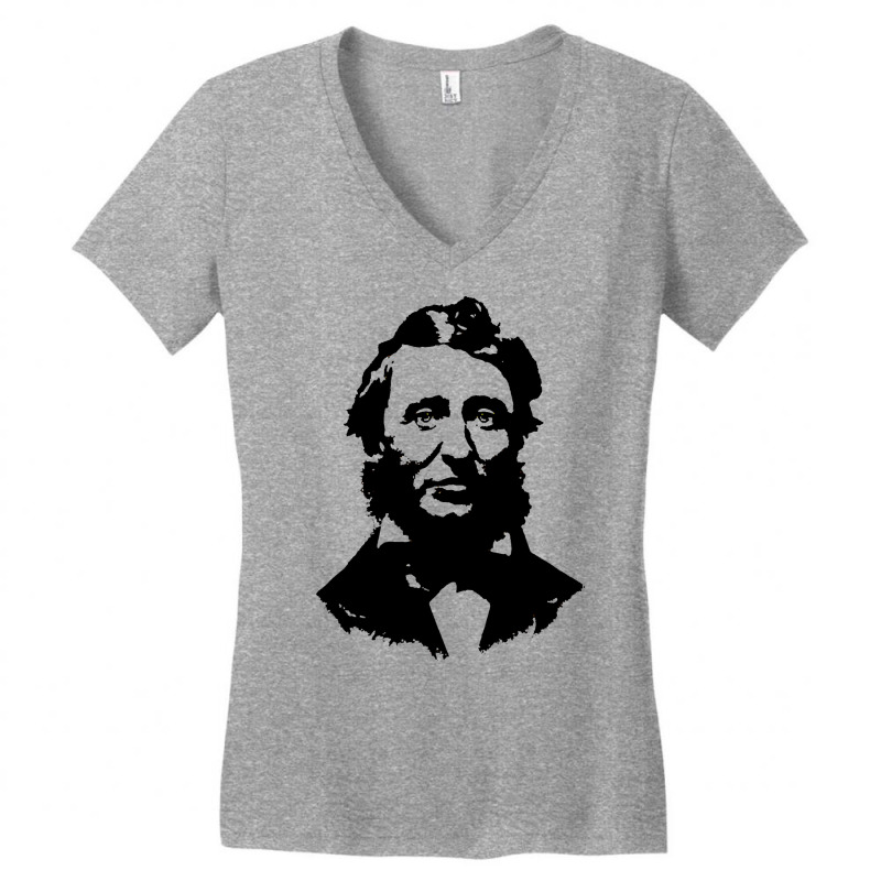 Thoreau Pillows Boy Women's V-Neck T-Shirt by macihmaakiv | Artistshot