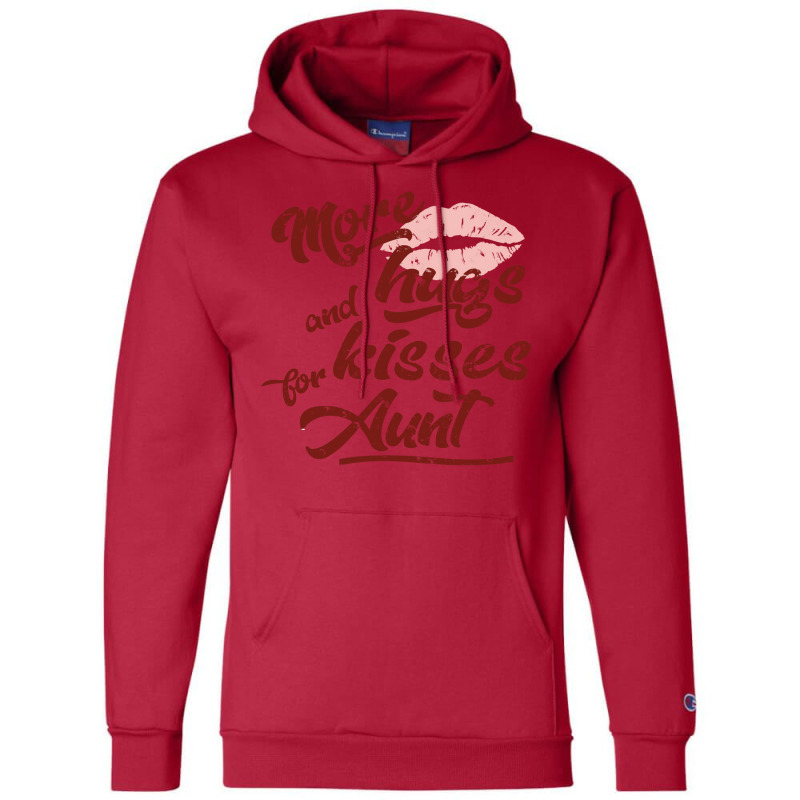 Aunt More Hugs And Kisses Champion Hoodie by ikhfanegrp | Artistshot