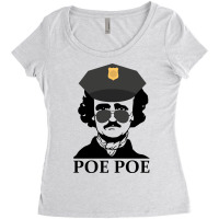 Poe Poe Police Funny Edgar Allan Poe Author Tumblr Women's Triblend Scoop T-shirt | Artistshot