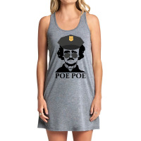 Poe Poe Police Funny Edgar Allan Poe Author Tumblr Tank Dress | Artistshot