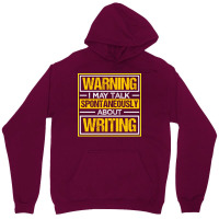 Writing A Novel Novelist Writer Yellow Unisex Hoodie | Artistshot