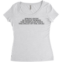 Yukio Mishima Book Quote Green Women's Triblend Scoop T-shirt | Artistshot