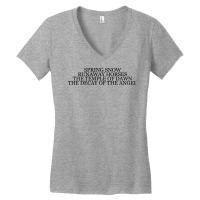 Yukio Mishima Book Quote Green Women's V-neck T-shirt | Artistshot