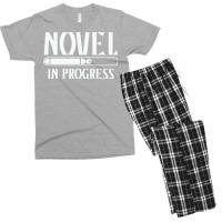 Novel In Progress Writers Gift Men's T-shirt Pajama Set | Artistshot