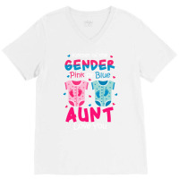 Keeper Of The Gender Aunt Loves You Ba Trending V-neck Tee | Artistshot