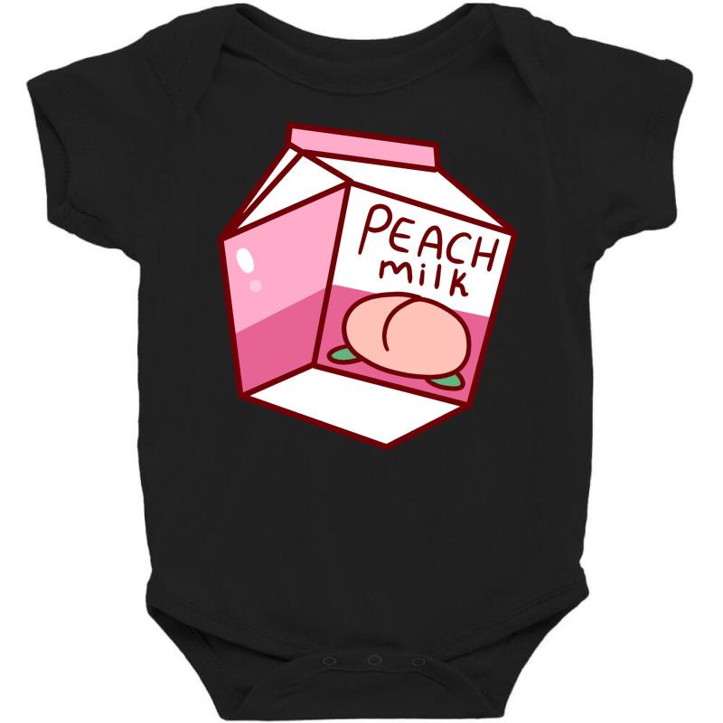 Peach Milk Carton Baby Bodysuit by ilal12 | Artistshot