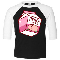 Peach Milk Carton Toddler 3/4 Sleeve Tee | Artistshot