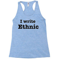 I Write Ethic Green Racerback Tank | Artistshot