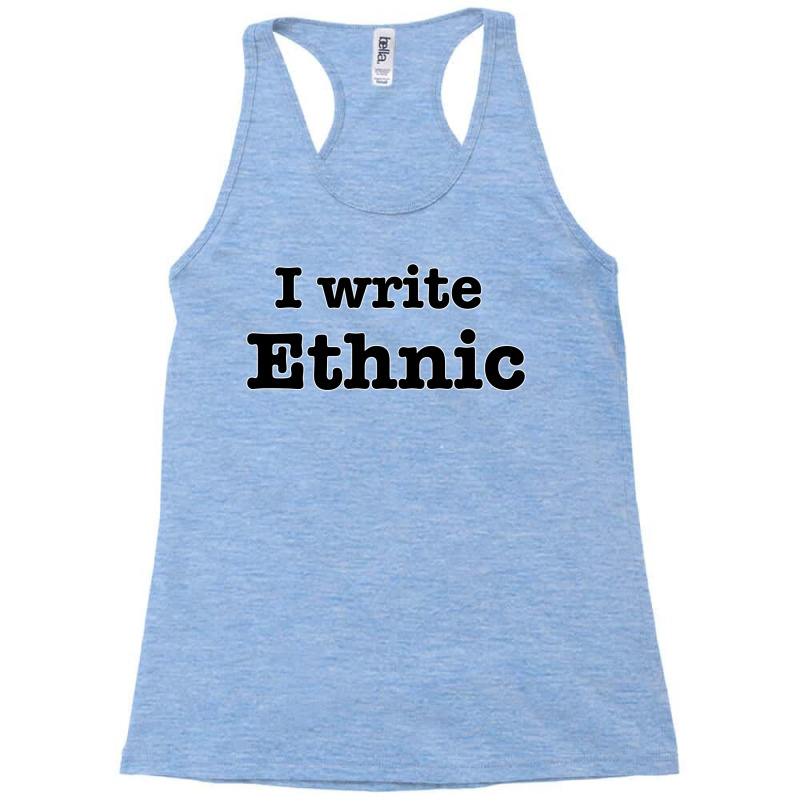 I Write Ethic Green Racerback Tank by alksnewoogq | Artistshot