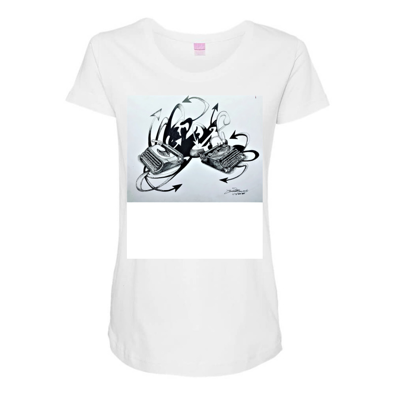 Create Dangerously Maternity Scoop Neck T-shirt by hynanvskyy | Artistshot