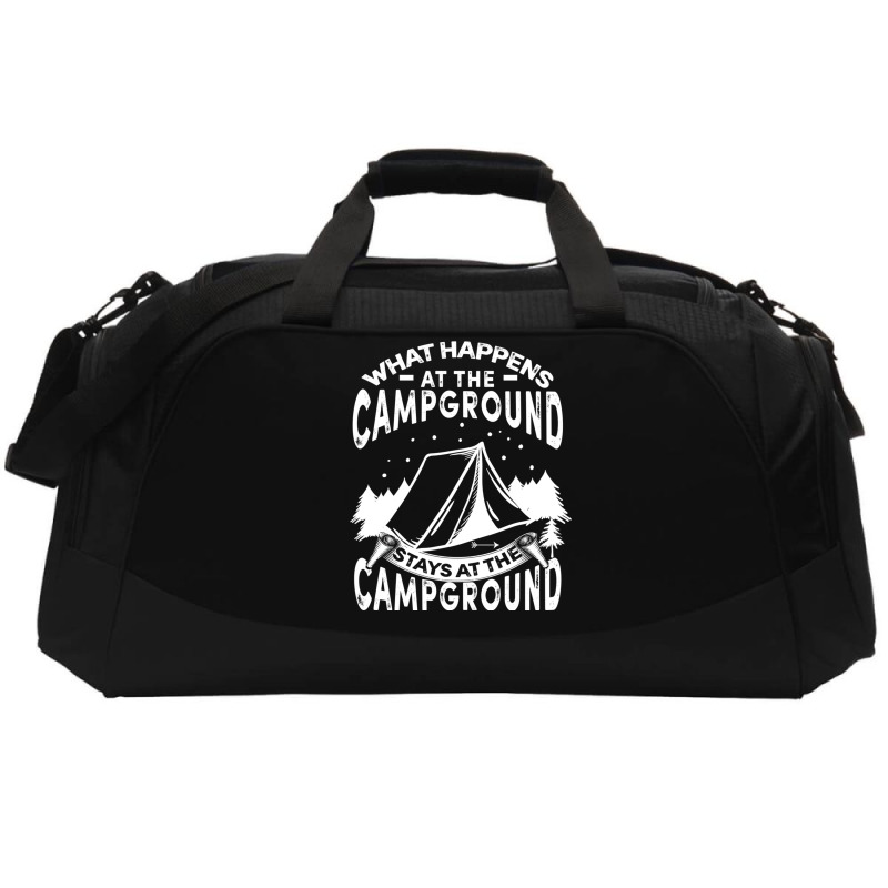 Campers Campfire Active Duffel | Artistshot