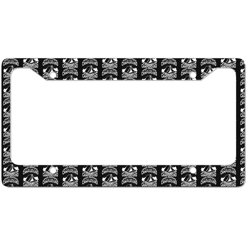 Campers Campfire License Plate Frame | Artistshot