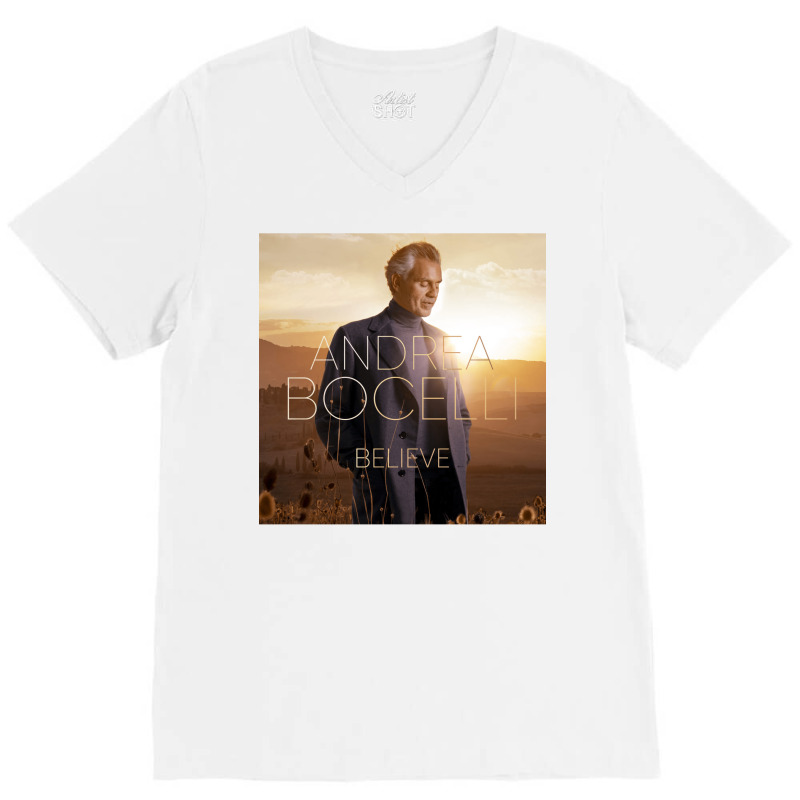 Andrea Bocelli V-Neck Tee by deurinnipahy | Artistshot