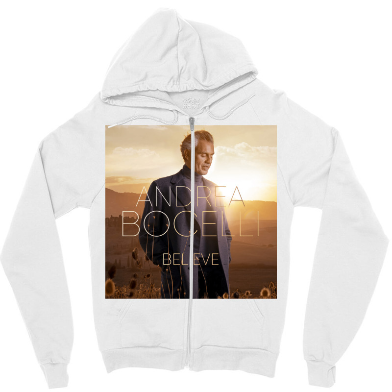 Andrea Bocelli Zipper Hoodie by deurinnipahy | Artistshot