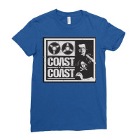 Art Bell   Coast To Coast Am [distressed] Ladies Fitted T-shirt | Artistshot