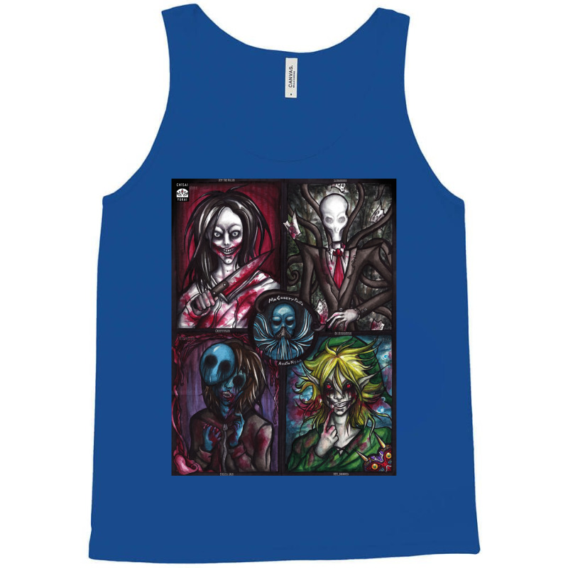 Creepypasta Tank Top by maoznzenzew | Artistshot