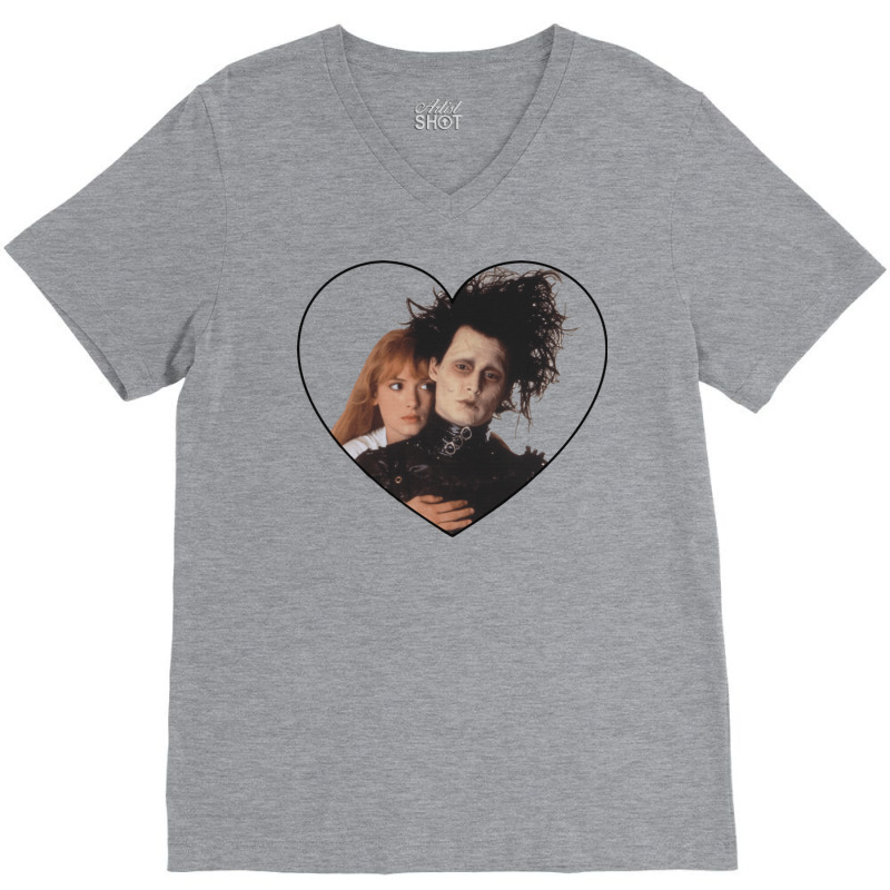 Edward And Kim V-neck Tee | Artistshot