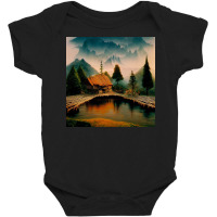 Calm River 1666 Baby Bodysuit | Artistshot