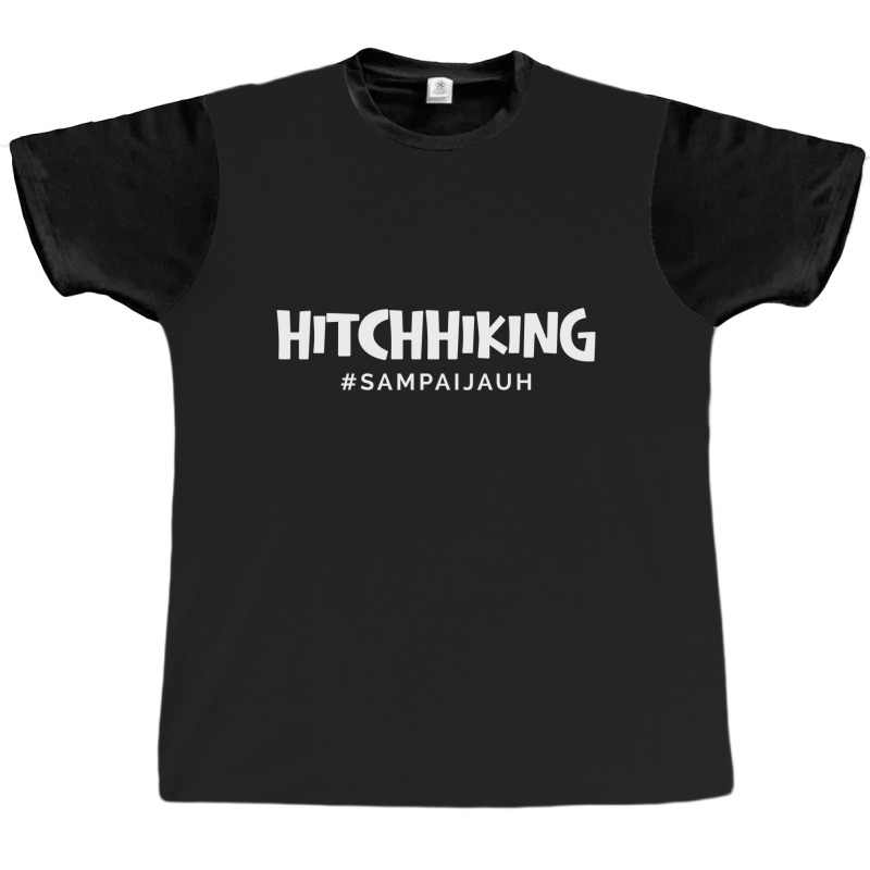 Hitchhiking Indonesia - White Graphic T-shirt | Artistshot