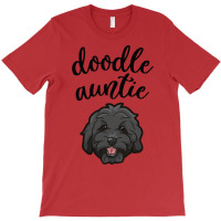 Goldendoodle Aunt Cute Doodle Auntie Gift Green T-shirt | Artistshot