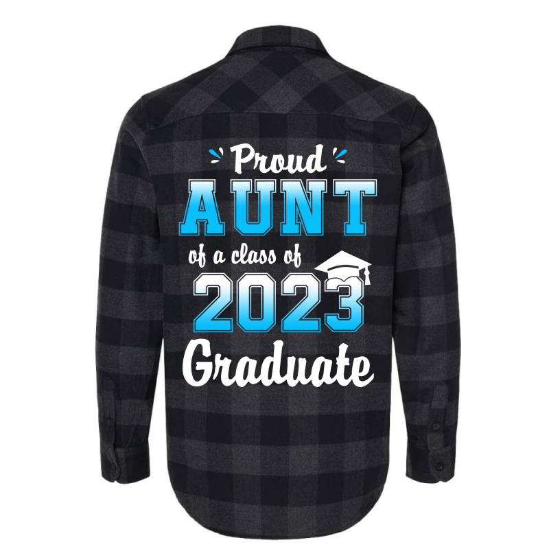 Proud Aunt Of A Class Of 20 Graduate Funny Senior Flannel Shirt | Artistshot