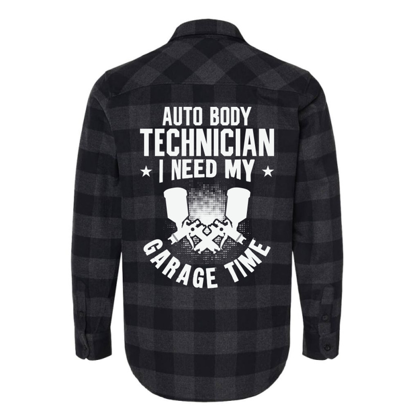 Auto Body Technician Vehicle Repair Car Maintenanc Flannel Shirt | Artistshot