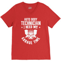 Auto Body Technician Vehicle Repair Car Maintenanc V-neck Tee | Artistshot