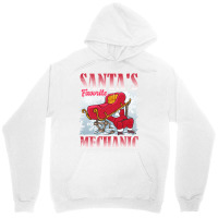 Christmas Santas Favorite Mechanic Auto Diesel Ele Unisex Hoodie | Artistshot