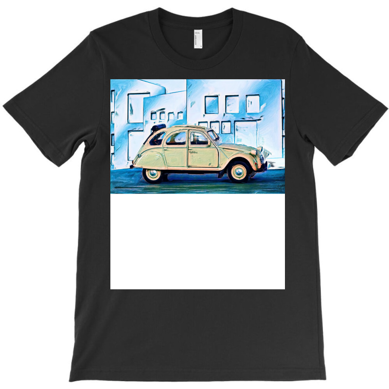 French Car 2cv Red T-shirt | Artistshot