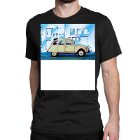 French Car 2cv Red Classic T-shirt | Artistshot