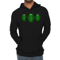 Android Green Lightweight Hoodie | Artistshot