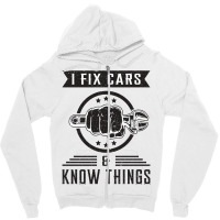 Mechanic Car Mechanical Mechanics Sayings Gift Hip Zipper Hoodie | Artistshot