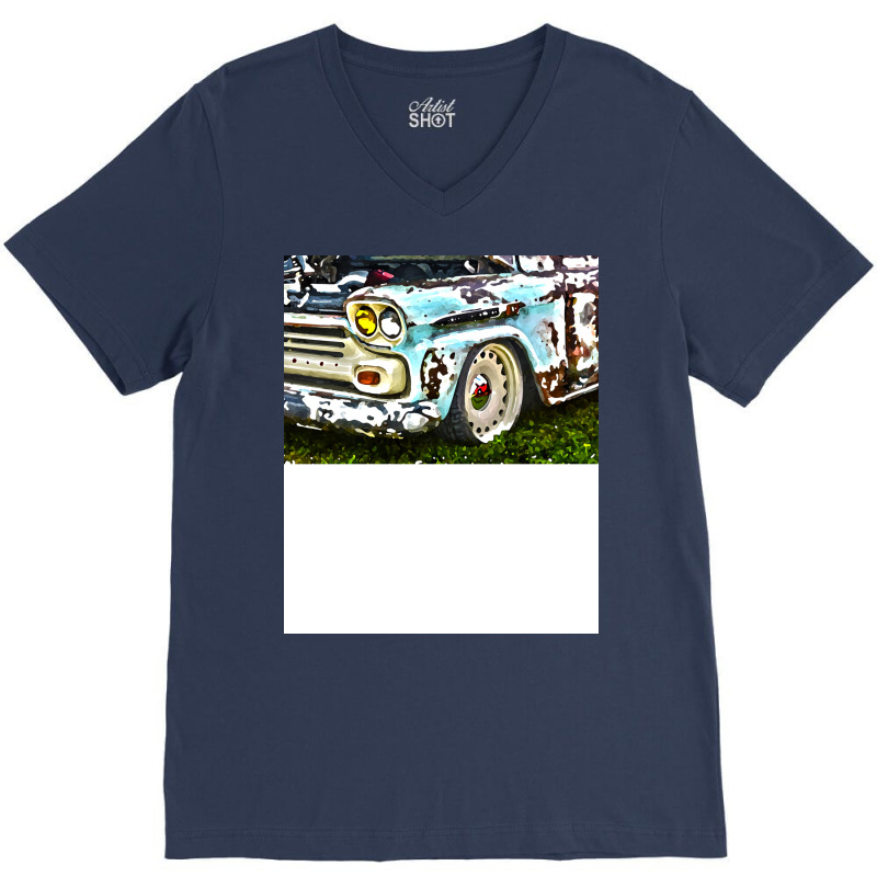 Patina Truck Trending V-neck Tee | Artistshot