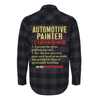 Autobody Automotive Painter Auto Body Painter Hips Flannel Shirt | Artistshot